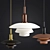 Vibrant Colored Louis Poulsen Pendant Lamp 3D model small image 1