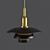 Vibrant Colored Louis Poulsen Pendant Lamp 3D model small image 2