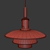 Vibrant Colored Louis Poulsen Pendant Lamp 3D model small image 3