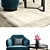 Modern Minotti Leslie Armchair Set 3D model small image 2