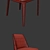 Poliform Grace Duo: Elegant Dining Chair Set 3D model small image 2