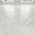 White Pine Parquet: Herringbone, Linear, Chevron 3D model small image 2