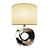 Modern Chrome Polo Table Lamp 3D model small image 1