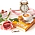 Elegant Breakfast Set 3D model small image 2