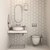 Modern Bathroom Shelving Unit 3D model small image 3