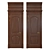 Paneled Door 700mm: Textured 2-Pack 3D model small image 1