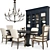 Elegant Host Chair: Hooker Furniture, Veranda (Isabella Costantini), Guadarte, Savoy House 3D model small image 1