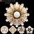 Elegant Wall Rosettes for Stylish Decor 3D model small image 1