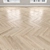 Mountain Oak Parquet, 3 Designs: Herringbone, Linear, Chevron 3D model small image 2