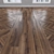 Italian Walnut Parquet: Herringbone, Linear & Chevron 3D model small image 1