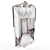 Elegant Hall Mirror 3D model small image 1