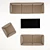 Elegant Asienta: Sofa, Bench & Table 3D model small image 3