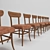 SANSA Dining Chair: Modern Elegance, Timeless Comfort 3D model small image 3