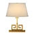 Alexa Hampton Kate Brass Table Lamp: Elegant and Portable 3D model small image 1