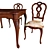 Luxury Villa Pisani Dining Set 3D model small image 3