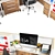 Modular Office Cubicle - Customizable with Seperator Walls 3D model small image 2