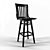 Mantel Swivel Bar Stool: Authentic 3D Model 3D model small image 1