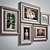 Classic Luxury Studio Wall Art 3D model small image 3