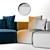 Bonaldo Panorama: Luxurious and Spacious Sofa 3D model small image 3