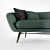 Elegant Minotti Russell Sofa 3D model small image 2