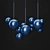 Designer Giopato & Coombes BOLLE 14 Bubble Chandelier 3D model small image 2