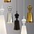 Josephine Crystal Pendant Light 3D model small image 2