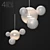 Title: Giopato & Coombes BOLLE 4 Frost/Silver Bubble Lamps 3D model small image 1