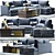 Modern Haven Sectional Set 3D model small image 1