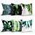 Nature's Comfort Leaf Pillows 3D model small image 1
