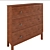 Solid Wood TARVA 3 Drawer Chest 3D model small image 2