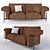Customizable Modern Sofa by de Sede 3D model small image 1