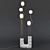 Modern Adjustable Floor Lamp 3D model small image 1