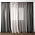 Exquisite Curtain Model: 3ds Max & OBJ Archive 3D model small image 1