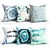 Turquoise Paradise Pillow Set 3D model small image 1