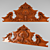 Rustic Wood Decor Bundle 3D model small image 1