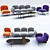 Isole Modular Furniture - Contemporary Design 3D model small image 1