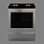 Frigidaire Gallery 30'' Slide-In Dual-Fuel Range: Sleek Design, Exceptional Performance 3D model small image 1