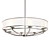 Kichler Saldana 8-Light Chandelier - Elegant Lighting Fixture 3D model small image 1