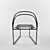 Sleek Mario Botta Chair 3D model small image 2