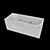 Luxury AquaTek Acrylic Bathtub 3D model small image 1