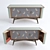 Vintage Mid-Century Lucy Turner Chest 3D model small image 1