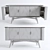 Vintage Mid-Century Lucy Turner Chest 3D model small image 2