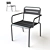 Leone Soga Outdoor Chair 3D model small image 1