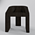 Title: Stonewood Chair by Rick Owens 3D model small image 1