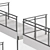 Modular Balconies: Flexible and Detailed 3D model small image 3