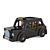 Vintage Red London Taxi Toy 3D model small image 1