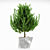 Elegant Decorative Planter 3D model small image 1