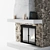 Natural Stone Fireplace: Timeless Elegance 3D model small image 2