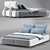 Modern Italian Caccaro Bedroom 3D model small image 1