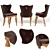 Elegant Riva Chair: Stylish Seating 3D model small image 2